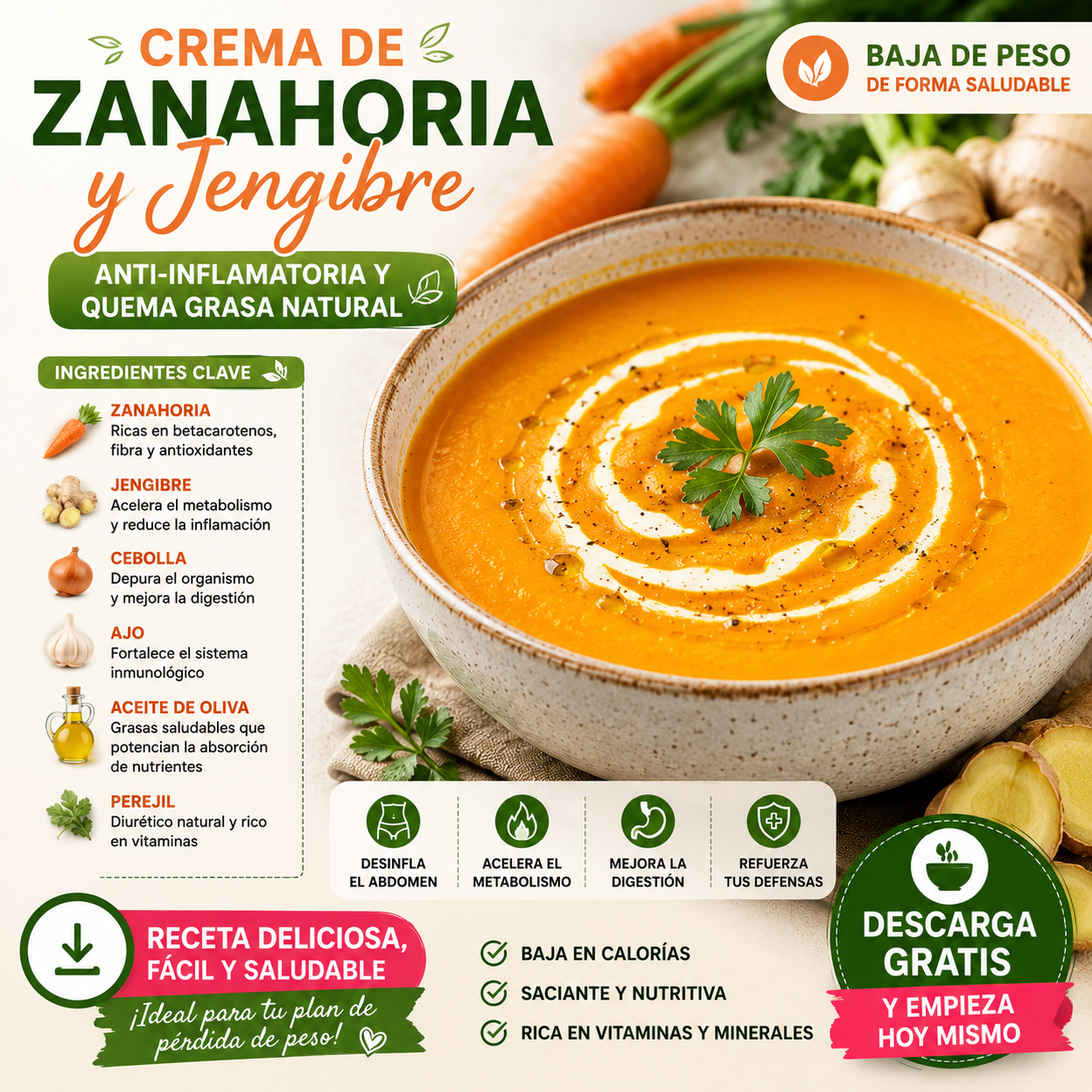 Crema Zanahoria